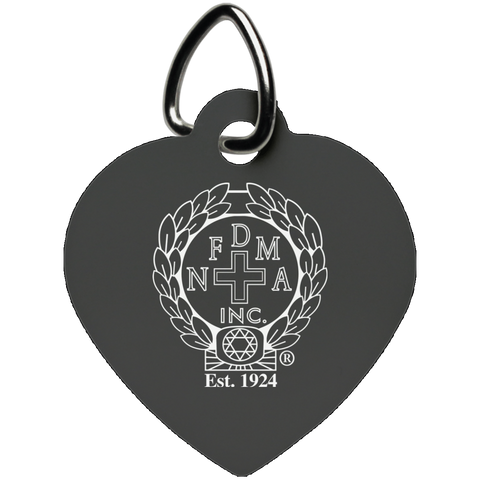 NFD&MA UN5770 Heart Pet Tag