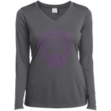 NFD&MA LST353LS Sport-Tek Ladies' LS Performance V-Neck T-Shirt