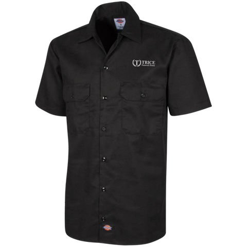Trice Funeral Home 1574 Dickies Men's Short Sleeve Workshirt