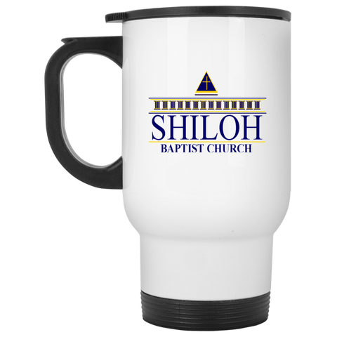 Shiloh Baptist Church XP8400W White Travel Mug
