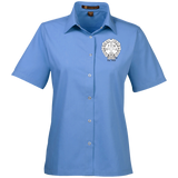 NFD&MA M545W Harriton Ladies' Snap Closure Short-Sleeve Shirt
