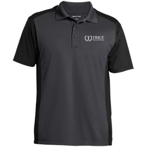 Trice Funeral Home ST652 Sport-Tek Men's Colorblock Sport-Wick Polo