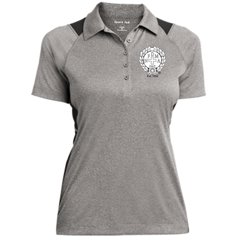 NFD&MA LST665 Sport-Tek Ladies' Heather Moisture Wicking Polo