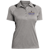 Shiloh Baptist Church LST665 Sport-Tek Ladies' Heather Moisture Wicking Polo