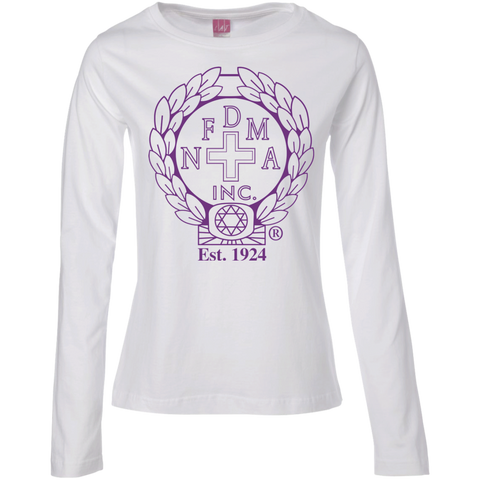 NFD&MA 3588 LAT Ladies' LS Cotton T-Shirt
