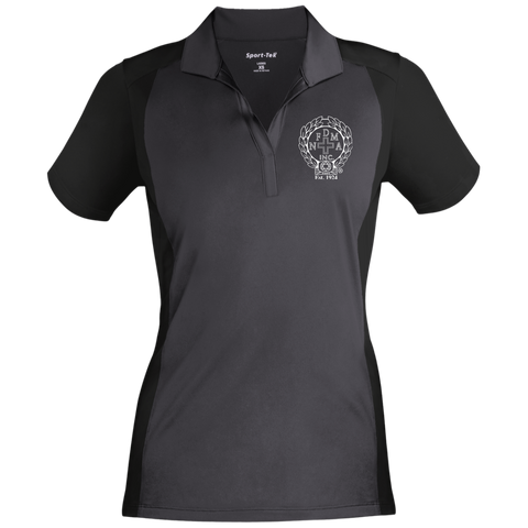 NFD&MA LST652 Sport-Tek Ladies' Colorblock Sport-Wick Polo