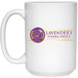 Lavenders Funeral Service 21504 15 oz. White Mug