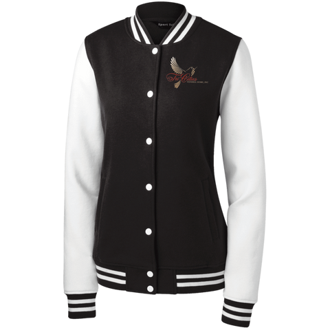 Tri-Cities Funeral Home LST270 Sport-Tek Women's Fleece Letterman Jacket