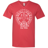 NFD&MA 982 Anvil Men's Printed V-Neck T-Shirt