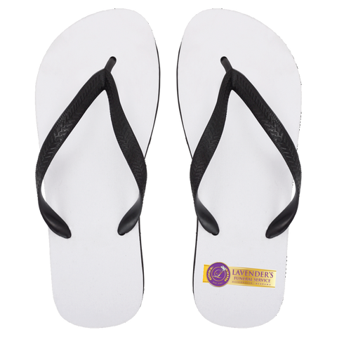 Lavenders Funeral Service 72030 Flip Flops - Large