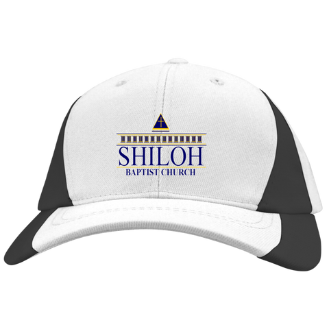 Shiloh Baptist Church YSTC11 Sport-Tek Youth Mid-Profile Colorblock Cap