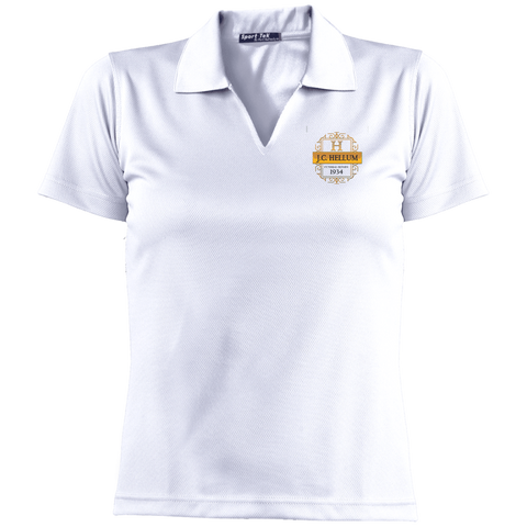 J.C. Hellum Funeral Homes L469 Sport-Tek Ladies' Dri-Mesh Short Sleeve Polo