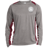 NFD&MA ST361LS Sport-Tek LS Heather Colorblock Poly T-Shirt