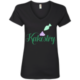 Kakestry 88VL Anvil Ladies' V-Neck T-Shirt