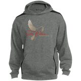 Tri-Cities Funeral Home ST265 Sport-Tek Sleeve Stripe Sweatshirt with Jersey Lined Hood