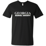 Georgia Dental Society (GDS) 982 Anvil Men's Printed V-Neck T-Shirt