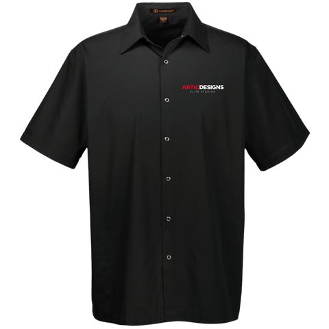 Artic Designs M545 Harriton Men's Snap Closure Short Sleeve Shirt
