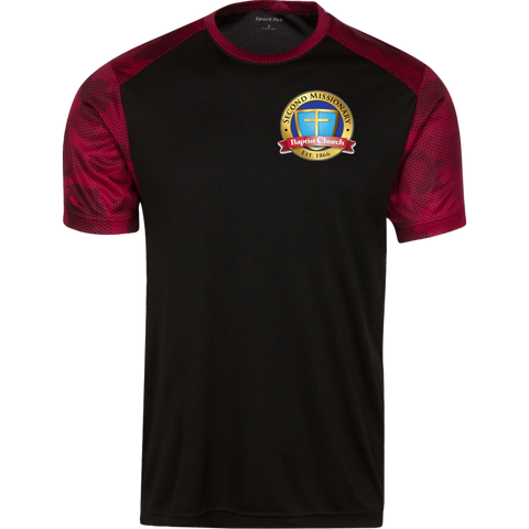 Second Missionary Baptist Church YST371 Sport-Tek Youth CamoHex Colorblock T-Shirt