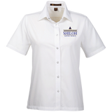 Shiloh Baptist Church M545W Harriton Ladies' Snap Closure Short-Sleeve Shirt