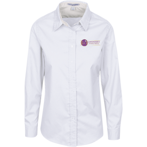 Lavenders Funeral Service L608 Port Authority Ladies' LS Blouse