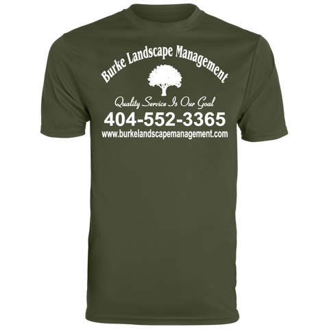 Burke Landscape Management 790 Augusta Men's Wicking T-Shirt