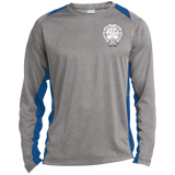 NFD&MA ST361LS Sport-Tek LS Heather Colorblock Poly T-Shirt