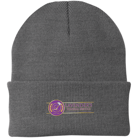 Lavenders Funeral Service CP90 Port Authority Knit Cap