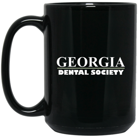Georgia Dental Society (GDS) BM15OZ 15 oz. Black Mug