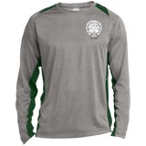 NFD&MA ST361LS Sport-Tek LS Heather Colorblock Poly T-Shirt