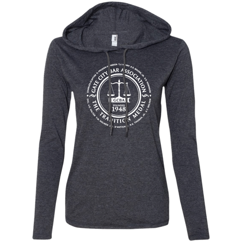 Gate City Bar 887L Anvil Ladies' LS T-Shirt Hoodie