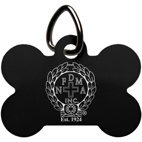 NFD&MA UN5771 Dog Bone Pet Tag