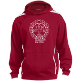 NFD&MA ST265 Sport-Tek Sleeve Stripe Sweatshirt with Jersey Lined Hood