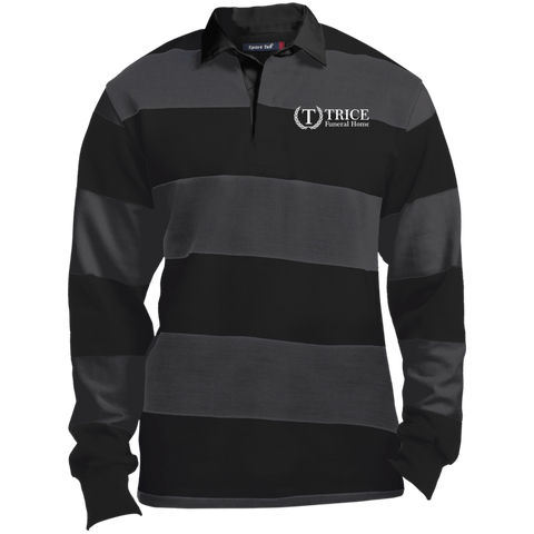 Trice Funeral Home ST301 Sport-Tek LS Rugby Polo