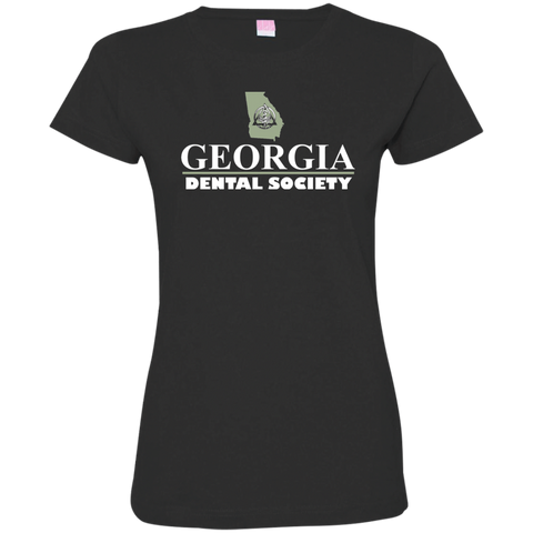 Georgia Dental Society (GDS) 3516 LAT Ladies' Fine Jersey T-Shirt
