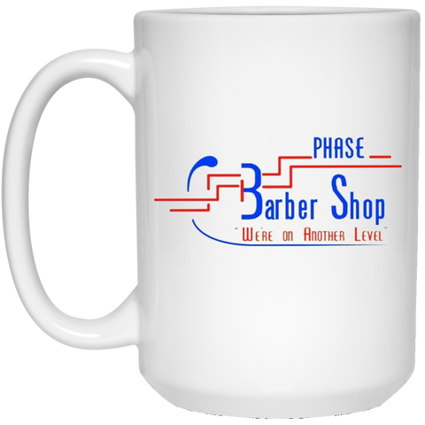 Phase 3 BarberShop 21504 15 oz. White Mug