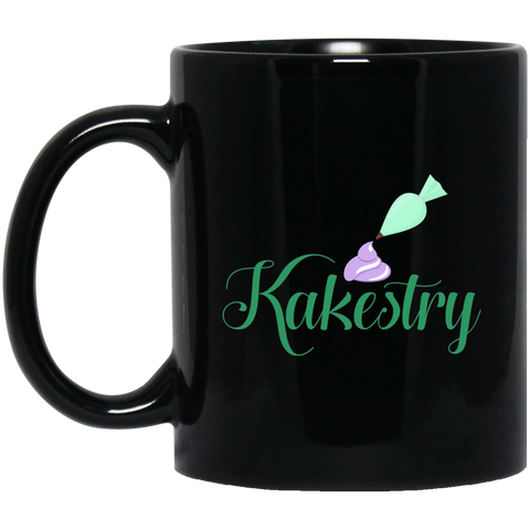 Kakestry BM11OZ 11 oz. Black Mug