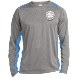NFD&MA ST361LS Sport-Tek LS Heather Colorblock Poly T-Shirt