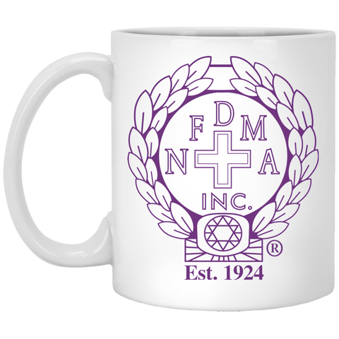 NFD&MA XP8434 11 oz. White Mug