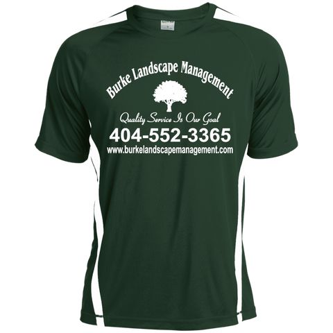 Burke Landscape Management ST351 Sport-Tek Colorblock Dry Zone Crew
