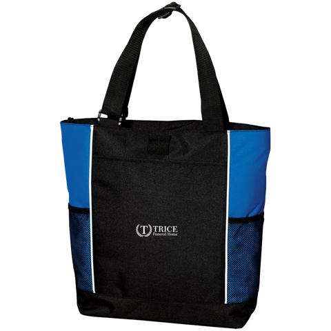Trice Funeral Home B5160 Port Authority Colorblock Zipper Tote Bag