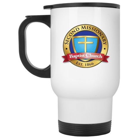 Second Missionary Baptist Church XP8400W White Travel Mug