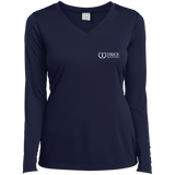 Trice Funeral Home LST353LS Sport-Tek Ladies' LS Performance V-Neck T-Shirt