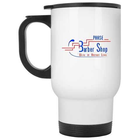 Phase 3 BarberShop XP8400W White Travel Mug