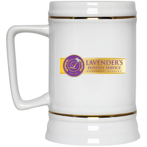 Lavenders Funeral Service 22217 Beer Stein 22oz.