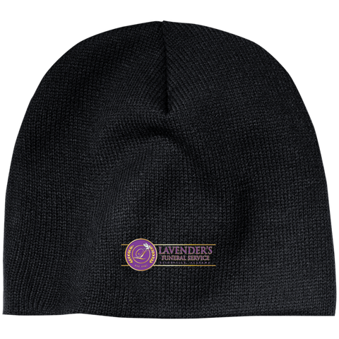 Lavenders Funeral Service CP91 100% Acrylic Beanie