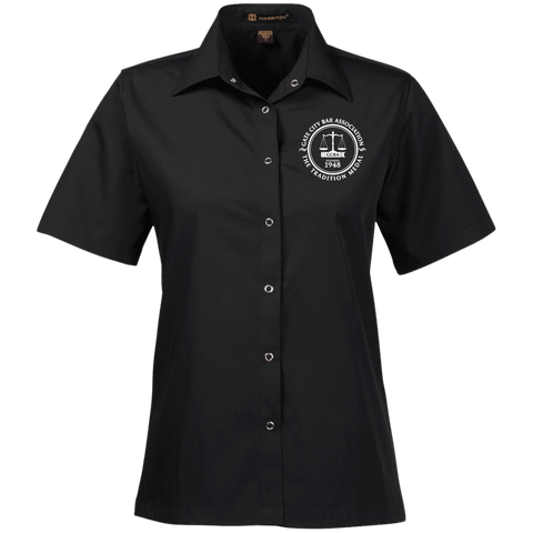 Gate City Bar Association M545W Harriton Ladies' Snap Closure Short-Sleeve Shirt