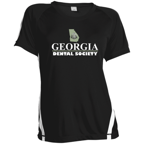 Georgia Dental Society (GDS) LST351 Sport-Tek Ladies' Colorblock Polyester T-Shirt