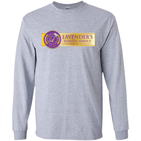 Lavenders Funeral Service G240 Gildan LS Ultra Cotton T-Shirt