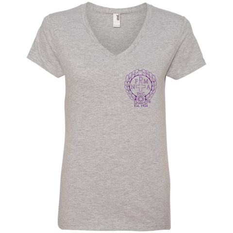 NFD&MA 88VL Anvil Ladies' V-Neck T-Shirt