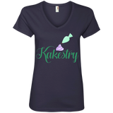 Kakestry 88VL Anvil Ladies' V-Neck T-Shirt